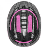 uvex Kid 2 cc - Kinderhelm mit Inmould-Technologie, IAS-Größenanpassung, optionalem LED-Licht, pink unicorn matt, 46-52 cm