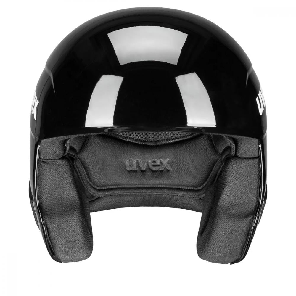 UVEX Invictus - Skihelm für Damen und Herren - aerodynamisches Design - optimierte Belüftung - Notfall-Wangenpolster - stoßabsorbierend - all black - 59-60 cm
