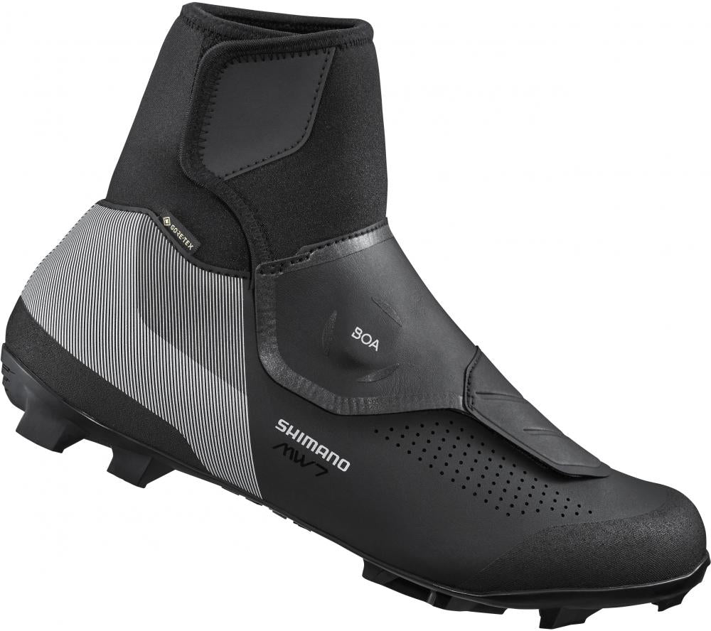 SHIMANO MW702 Fahrradschuhe - MTB SPD, wasserdicht, Winter, Größe 46, Schwarz