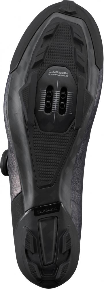 SHIMANO RX801 Fahrradschuhe - Gravel SPD, Unisex, Größe 43, Schwarz