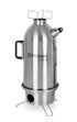 Petromax Feuerkanne Edelstahl 1,5 l  Autarker Outdoor-Wasserkocher mit Doppelwand, schneller Erhitzung durch Kamineffekt, ideal für Camping und Trekking