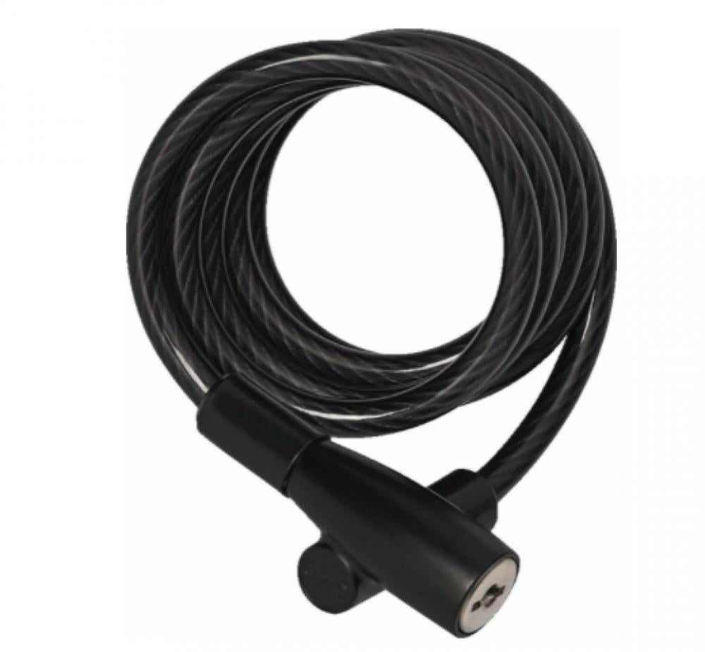 Abus Spiralkabelschloss 1950 L 180 cm D 7,5 mm schwarz