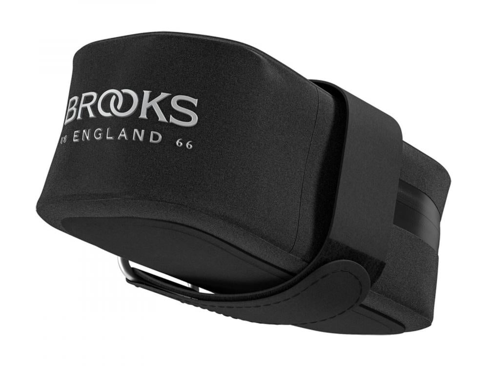BROOKS Scape Saddle Pocket Bag Black - wasserdichte Satteltasche 0,5 Liter mit Rollverschluss & Riemenbefestigung - kompakt, robust & ideal für Bikepacking