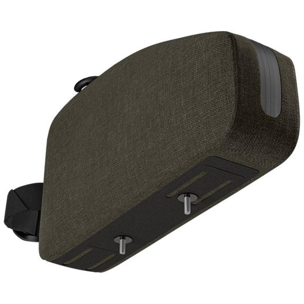 BROOKS Scape Top Tube Bag with Bolts Mud Green - wasserdichte Oberrohrtasche 1,5 Liter aus 600D Polyester mit Hypalon-Details - 150 g leicht, 210x40x110 mm