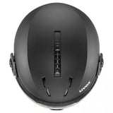 Uvex Instinct Visor Pro V Skihelm  Unisex-Helm für Erwachsene mit selbsttönendem Variomatic Visier, optimaler Schutz, Belüftungssystem, Black Matt 59-61 cm