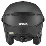 Uvex Instinct Visor Pro V Skihelm  Unisex-Helm für Erwachsene mit selbsttönendem Variomatic Visier, optimaler Schutz, Belüftungssystem, Black Matt 59-61 cm