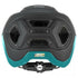 Uvex React MTB-Helm black-teal matt 56-59 cm - Double Inmould, 3D IAS, Monomatic, EN 1078