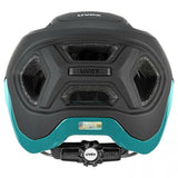 Uvex React MTB-Helm black-teal matt 56-59 cm - Double Inmould, 3D IAS, Monomatic, EN 1078