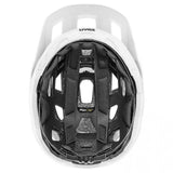 uvex react MIPS MTB-Helm white matt 56-59cm, mit MIPS-System für mehr Sicherheit, 14 Belüftungen, leicht, stoßfest, höhenverstellbar, ideal für Trail und Enduro