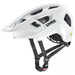 uvex react MIPS MTB-Helm white matt 56-59cm, mit MIPS-System für mehr Sicherheit, 14 Belüftungen, leicht, stoßfest, höhenverstellbar, ideal für Trail und Enduro
