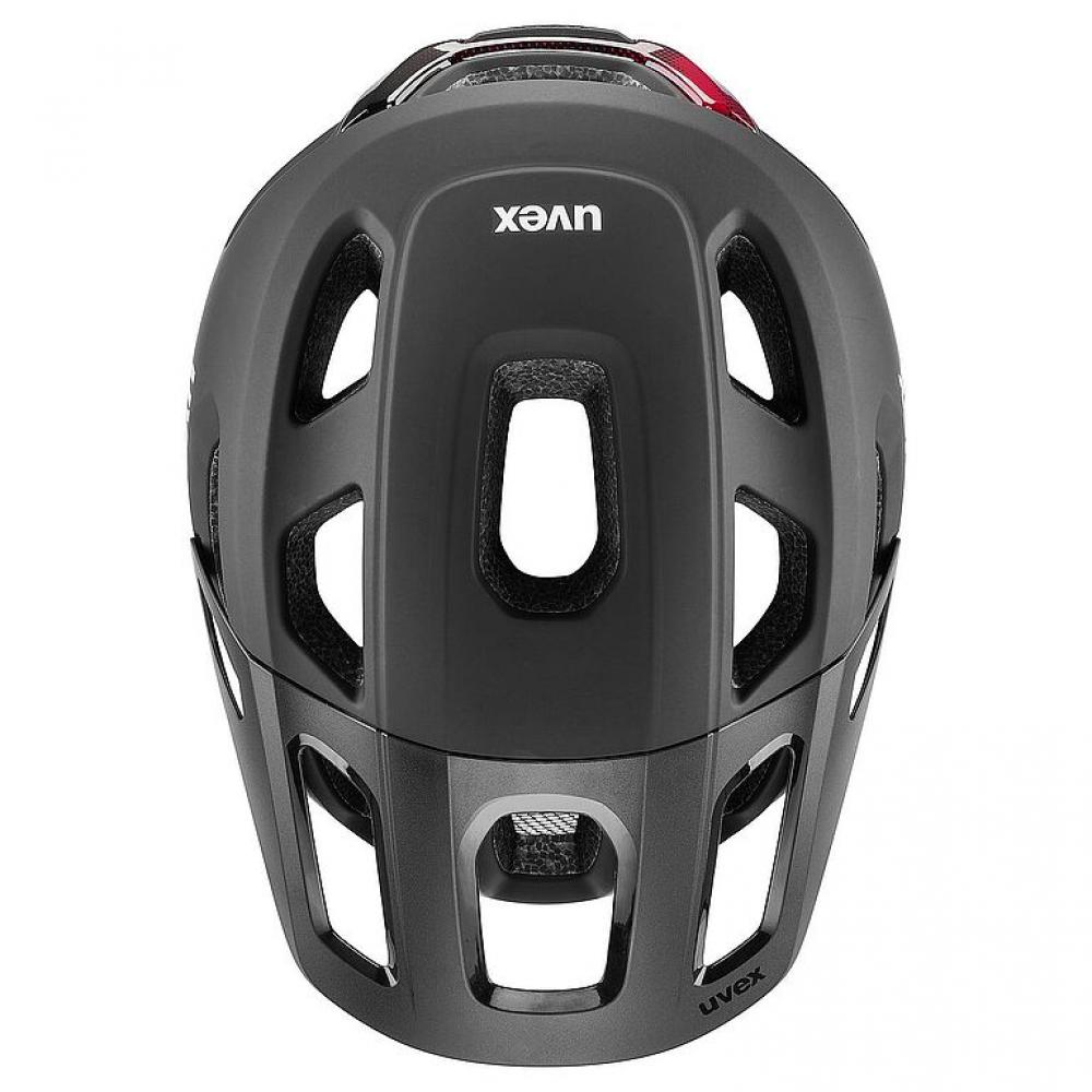 UVEX React MIPS MTB-Helm black-ruby red matt 56-59 cm - MIPS, IAS 3.0, EN 1078