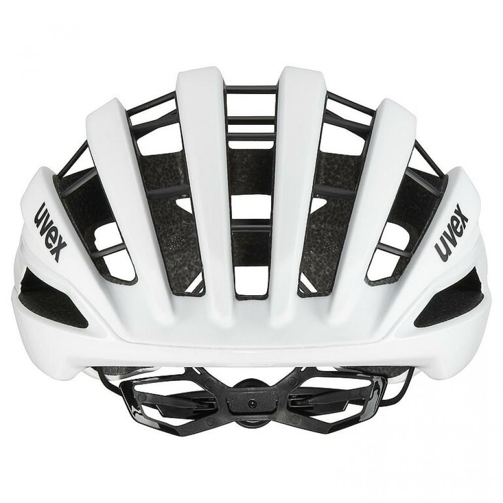 uvex surge aero MIPS Rennradhelm, white matt, 59-61cm, mit MIPS Air Node, Aero-Cover, Top-Belüftung, ultra leicht, Brillengarage, reflektierend, Profi-Performance