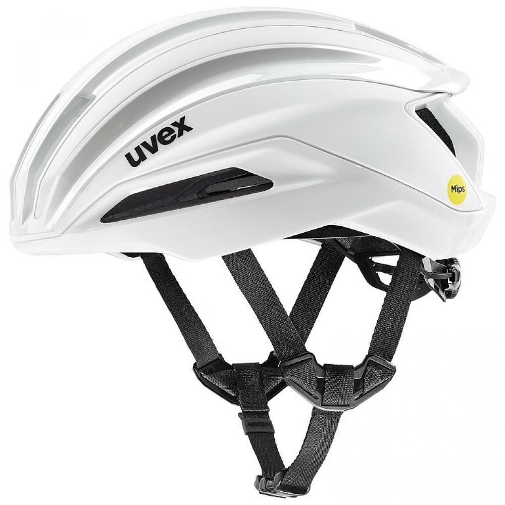 uvex surge aero MIPS Rennradhelm white matt 56-59cm, Aero-Cover, MIPS Air Node, Brillengarage, reflektierend, Top Sicherheit & Aerodynamik