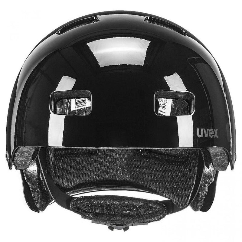 Uvex Kid 3 Kinder-Fahrradhelm Dirtbike Black 51-55 cm - robuster Hartschalenhelm mit IAS-System, Monomatic-Verschluss & 10 Belüftungsöffnungen