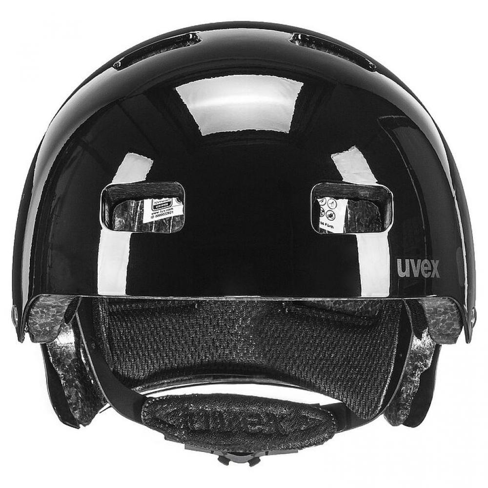 Uvex Kid 3 Kinder-Fahrradhelm Dirtbike Black 51-55 cm - robuster Hartschalenhelm mit IAS-System, Monomatic-Verschluss & 10 Belüftungsöffnungen