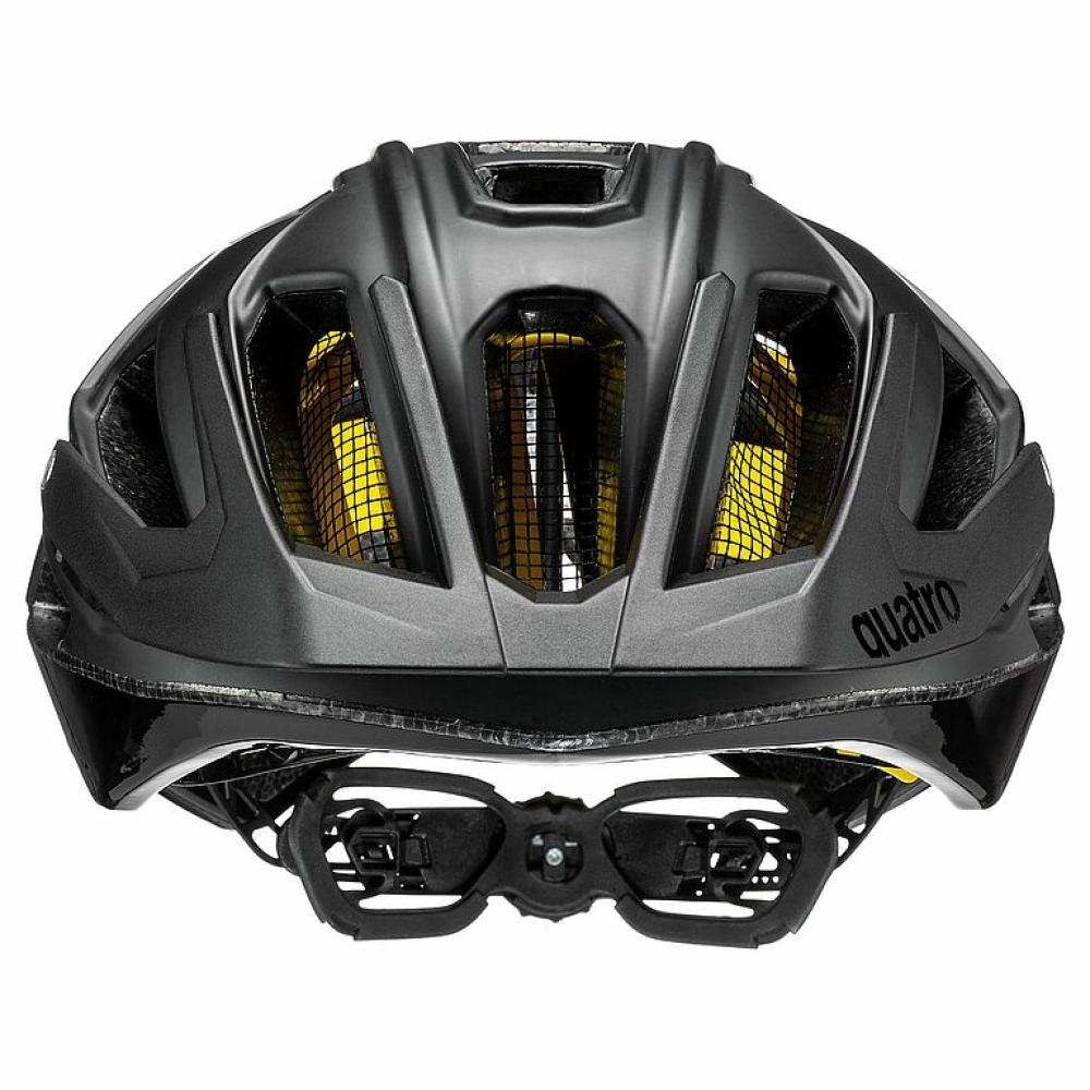 Uvex Quatro CC MIPS MTB-Helm Black Matt 52-57 cm - MIPS, Double Inmould, 17 Belüftungen, Kameraadapter, EN 1078