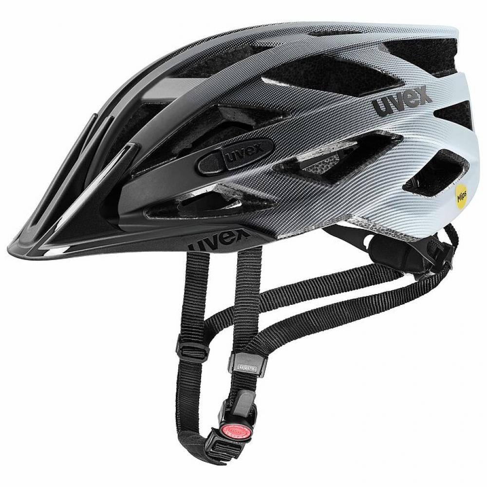 Uvex i-vo cc MIPS Fahrradhelm 52-57cm black-cloud matt - MIPS, 3D IAS, 24 Lüftungen, LED-ready, Insektennetz, EN 1078