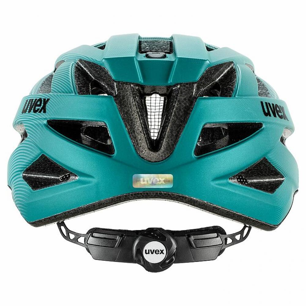 UVEX i-vo cc Fahrradhelm Jade-Teal matt 56-60 cm - leichter Allrounder mit 24 Belüftungsöffnungen, 3D IAS Größenanpassung, X-Fit-Polster, LED-kompatibel