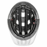 uvex i-vo cc Fahrradhelm White Matt 52-57 cm - leichter Allround-Helm mit 3D IAS 3.0, 24 Belüftungsöffnungen, Inmould-Technologie, optionalem Plug-in LED