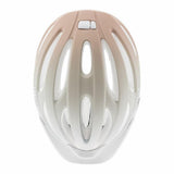 Uvex True CC Damen-Fahrradhelm Sand-Dust Rose matt 55-58 cm - Double Inmould, 3D IAS 3.0, Ponytail-Cut, LED-ready, 17 Belüftungen