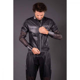 Endura FS260-Pro Adrenaline Race Cape II schwarz Größe M - ultraleichte, wasserdichte und atmungsaktive Regenjacke, durchgehender Reißverschluss, reflektierende Elemente