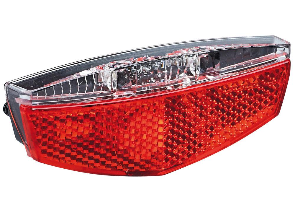 Büchel Tivoli Stoptech Dynamo LED-Gepäckträger-Rücklicht mit Z-Reflektor StVZO