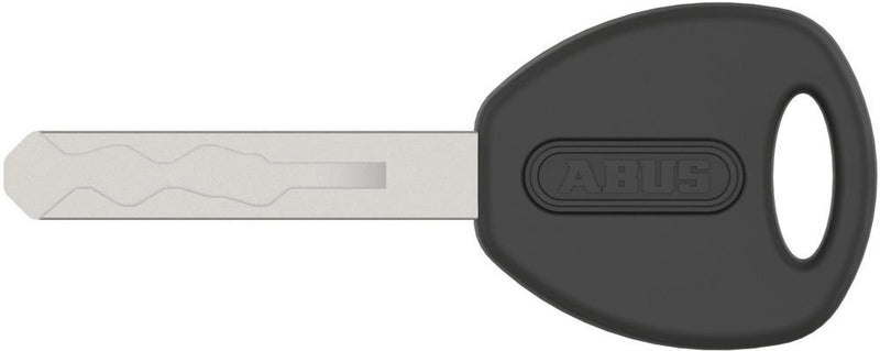 Abus Faltschloss Goose Lock 4204K/110, flint, 110 cm, mit Schlüsselschloss, textiles Cover gegen Lackschäden, ideal für E-Bikes und Urban-Bikes