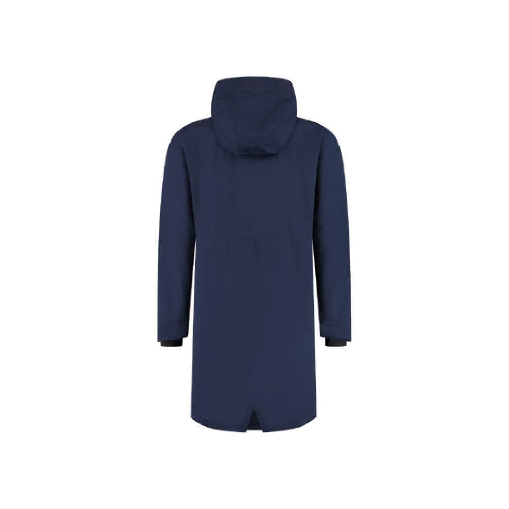 BBB Regenjacke Rainshield Parka XXXL dunkelblau, wasserdicht, atmungsaktiv, winddicht, lange Passform für maximalen Schutz beim Radfahren