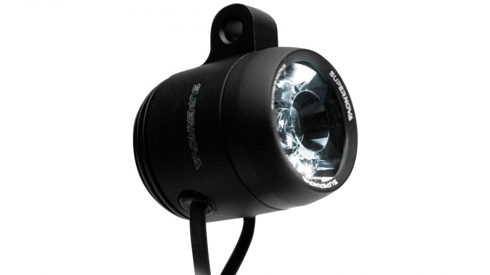 Supernova Dynamo Scheinwerfer E3 PURE 3 upside down schwarz Stvzo