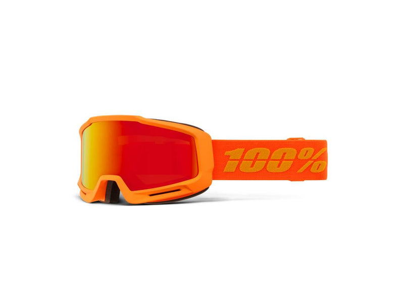 100% OKAN HiPER Schneebrille Vermillion - Goggle mit Kontrastverstärkung und Anti-Fog