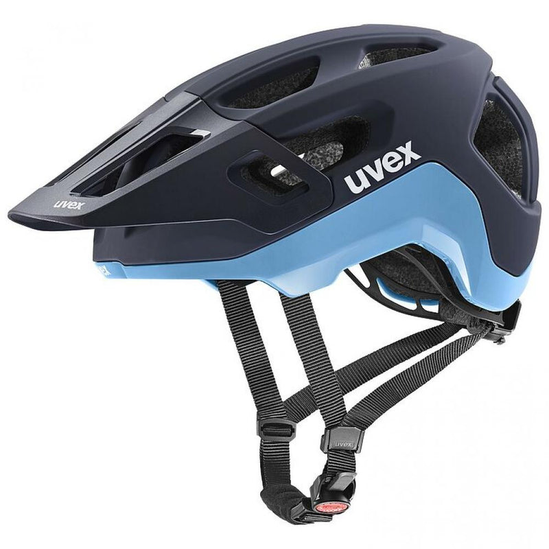 Uvex React MTB Fahrradhelm deep space-azure matt 59-61 cm - Double Inmould, 3D IAS, Monomatic