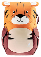 Deuter Kikki Kinderrucksack 8L - Mandarine-Redwood Robust & Reflektierend