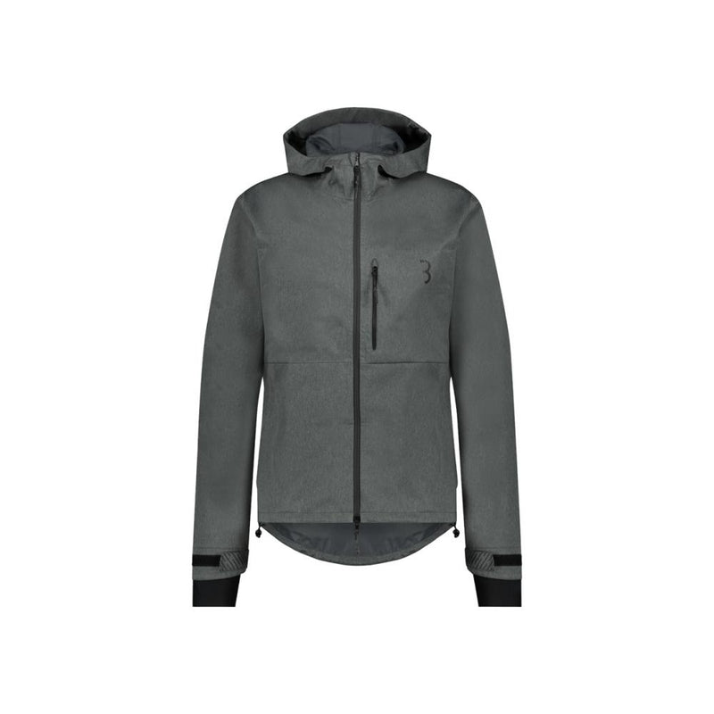 BBB Cycling BBB rain jacket Rainshield explorer S grau - leichte, wasserdichte Rad-Regenjacke