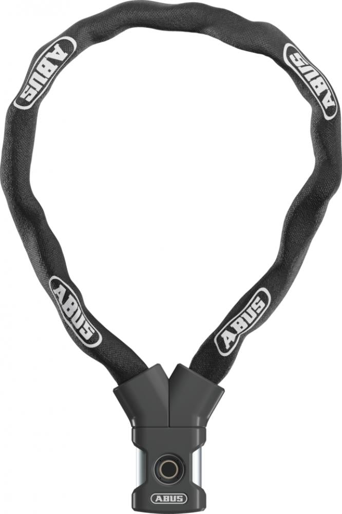 ABUS Kettenschloss YARDO 7807F/85 Fingerprint, 7 mm Stahlkette, 85 cm, IP66/IP68, schwarz, Sicherheitslevel 8, 20 Fingerabdrücke speicherbar