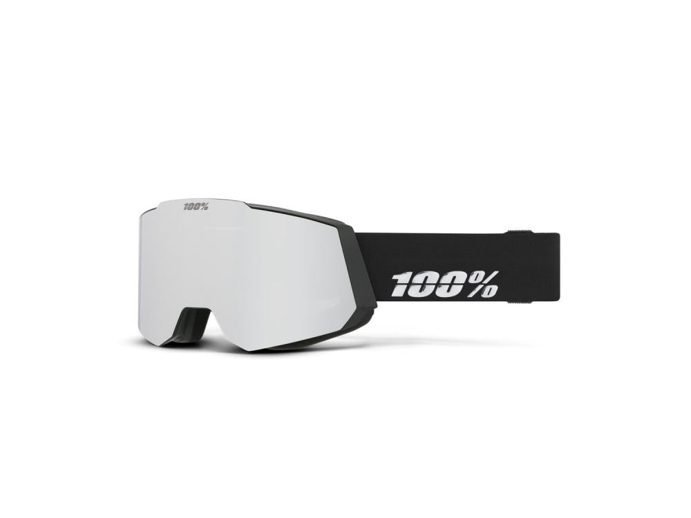 100% SNOWCRAFT HiPER Schneebrille Unisex - HiPER Grey-Blue w/Silver ML Mirror - Premium UV-Schutz