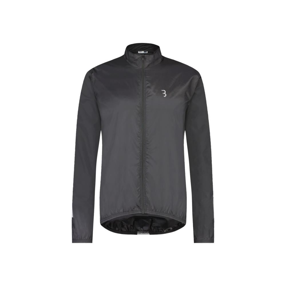 BBB Cycling BaseShield BBW-148 Fahrradjacke Größe XL schwarz - leichter Wind- und Regenschutz