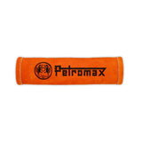 Petromax Aramid Griffhülle für Feuerpfanne  universeller Hitzeschutz aus Rauleder und Aramidfasern, passend für alle gusseisernen Pfannenstiele, leuchtend glutorange