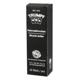 kein Hersteller Glühbirne Messingschlager Glühbirne 6V 0.6W - Ersatzlampen für Rücklicht 10 Stück in Schachtel langlebig und zuverlässig ideal für Fahrräder und E-Bikes - Glühlampe