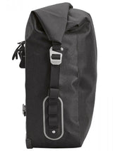 BROOKS Scape Pannier Large Black - wasserdichte Fahrradtasche 18-22 Liter aus 600D Polyester mit Hypalon-Details - 760 g leicht, 320x160x400-600 mm