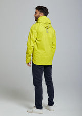 Basil Bekleidung Skane HiVis Herren Regenjacke neongelb XXXL - 360° reflektierend - wasserdicht & atmungsaktiv (10.000 WP/MVP) Bionic Finish® Eco ergonomischer Schnitt & helmtaugliche Kapuze