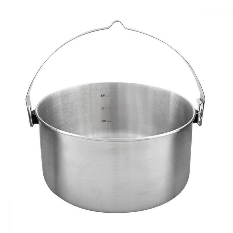 Tatonka Kettle II 4,0 l - Campingtopf Unisex 4,0 L mit robustem Edelstahl