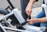Axa Kettenschloss Linq 180 - 180 Zentimeter - 9 - 5 Millimeter - ART 2 - gehärteter Stahl - schwarzer Nylonüberzug