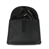 Haberland Tasche für Schlosskette - 450090 schwarz - kompakte Rahmentasche für Kettenschlösser