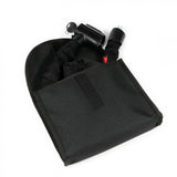 Haberland Tasche für Schlosskette - 450090 schwarz - kompakte Rahmentasche für Kettenschlösser