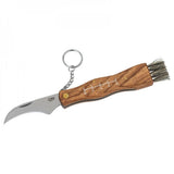 Herbertz Pilzmesser mit Bürste & Nylon-Etui - Outdoormesser Pilzsammler 420