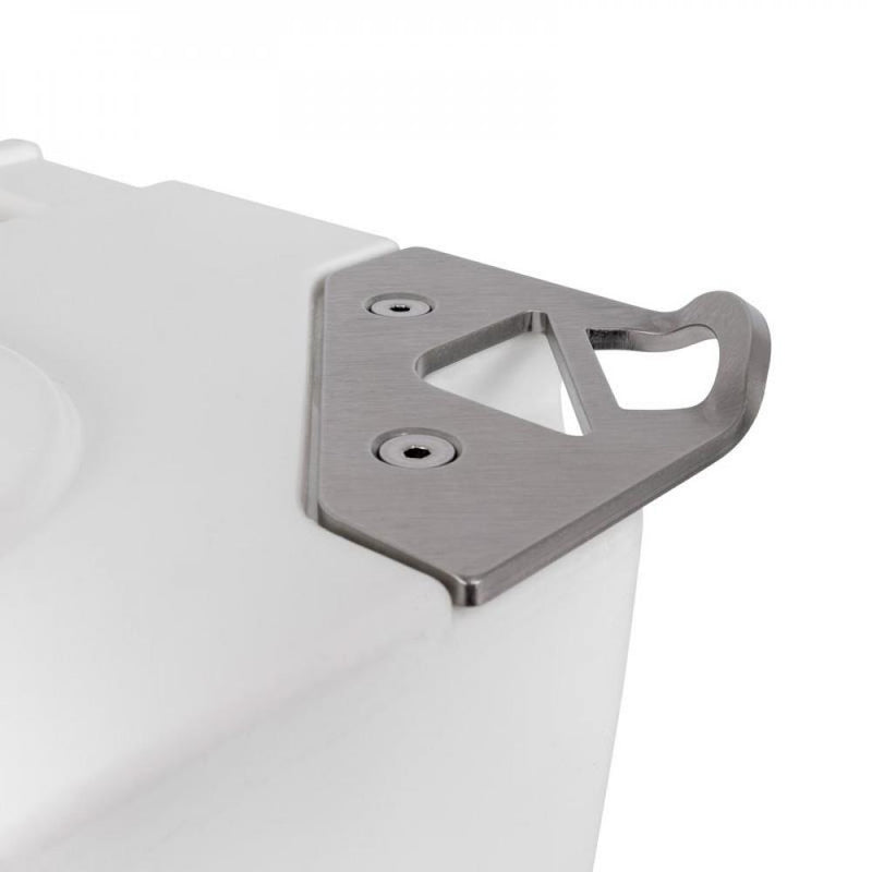 Petromax Schlossplatte mit integriertem Flaschenöffner für Kühlboxen, Edelstahl, passend für alle Modelle, einfache Montage, robust und langlebig