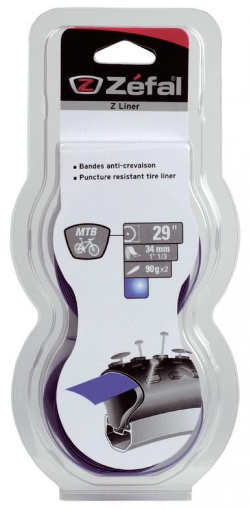 Zéfal Pannenschutzband Z-Liner 29\" 34mm blau  Hochwertiger Schutz für MTB-Reifen vor Durchstichen, langlebig, leicht und einfach zu montieren