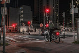 Axa Batterie Tr. Rücklicht Juno B schwarz 80 mm LED Gepäckträger StVZO - Batterie-Rücklicht