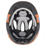 uvex OYO Style Kinderhelm in Monster Papaya Matt (45-50 cm), mit xTRA Shield und KID PROtect optimalen Schutz für Stirn und Hinterkopf