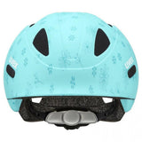uvex Oyo Style Kinder-Fahrradhelm, leicht, individuelle Größenanpassung, erweiterbar mit LED-Licht, flowers cyan matt, 45-50 cm, hoher Stirn- und Schläfenschutz, optimale Belüftung